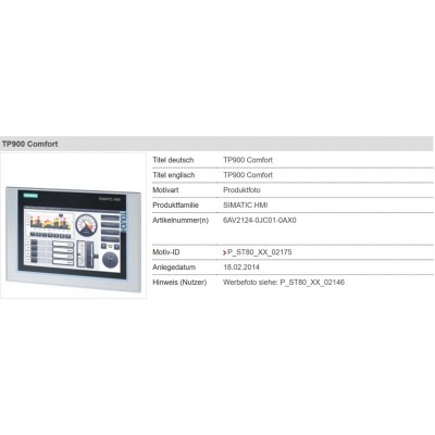 供应全新原装西门子6AV2124-0JC01-0AX0 SIMATIC HMI TP900 精智版9寸触摸屏图3