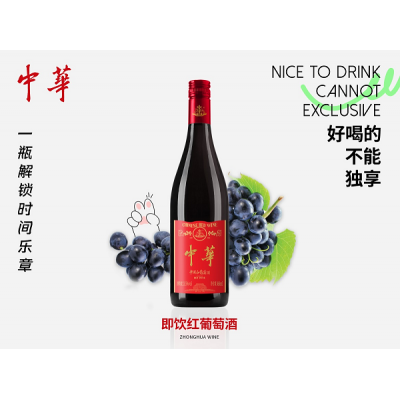 中华首推即饮葡萄小酒，小瓶盖拧开大市场图2