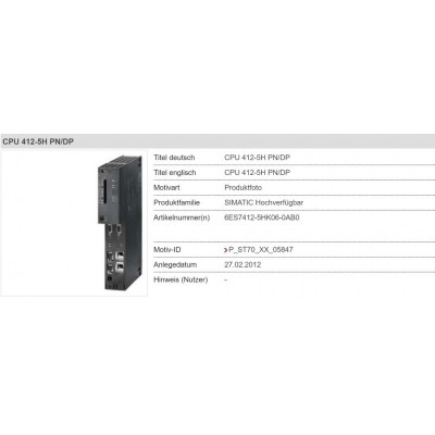 供应全新原装西门子6ES7412-5HK06-0AB0中央组件CPU 412-5H PN/DP图4