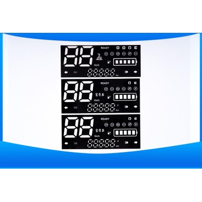电动车面板数字显示面贴电动汽车显示屏面板贴 PC丝印面板贴图3