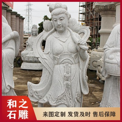 福建惠安石雕佛像厂家供应 各种石材雕刻观音菩萨像 寺庙石雕佛像定制图3