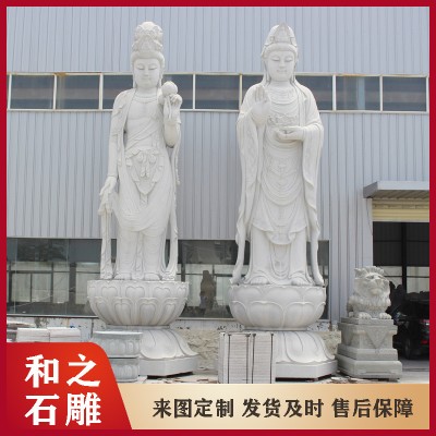 福建惠安石雕佛像厂家供应 各种石材雕刻观音菩萨像 寺庙石雕佛像定制图4