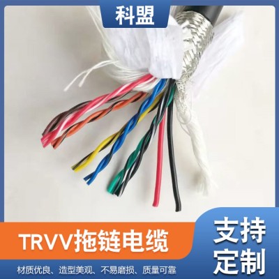 江苏科盟 拖链电缆 TRVV TRVVP TRVVSP 厂家直销图4