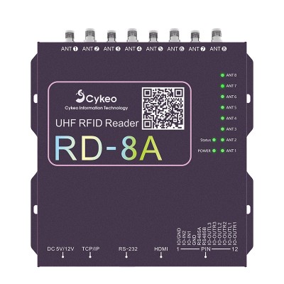 RFID八通道读写器R2000多通道远距离分体式超高频标签读取读卡器图5