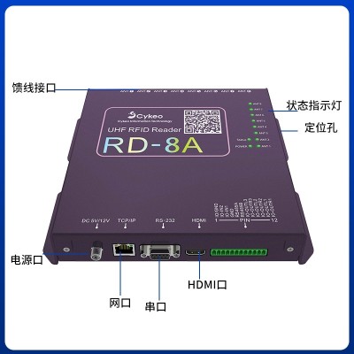 RFID八通道读写器R2000多通道远距离分体式超高频标签读取读卡器图4