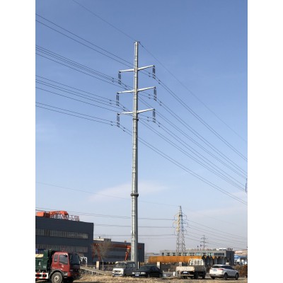 杭工电力钢杆10-220kv 钢管杆 电力钢管塔 生产厂家图2