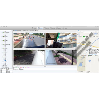 环卫车远程四路视频监控系统图4