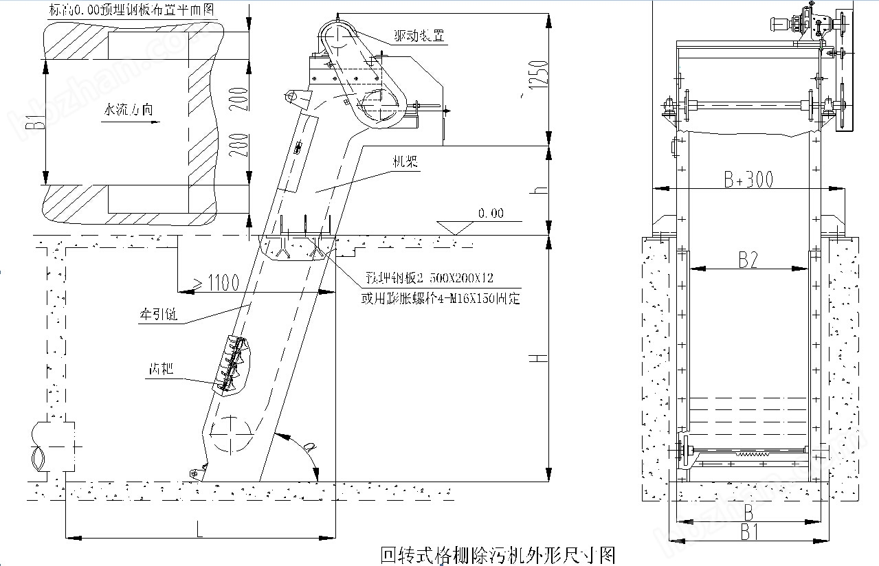 GSHZ型回转式格栅除污机