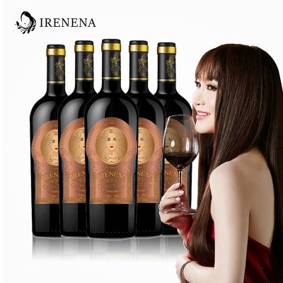 IRENENA红酒温碧霞自创品牌进口智利葡萄酒美娜干红750ml图1