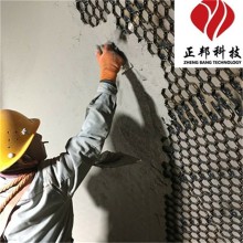 丽江矿槽龟甲网耐磨胶泥涂抹料施工现场指导