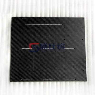 3K碳纤维板加工 500X600mm CNC加工雕刻 硬板 碳板 T300碳纤维板图4