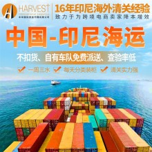 深圳发印尼物流双清包税门到门专线费用